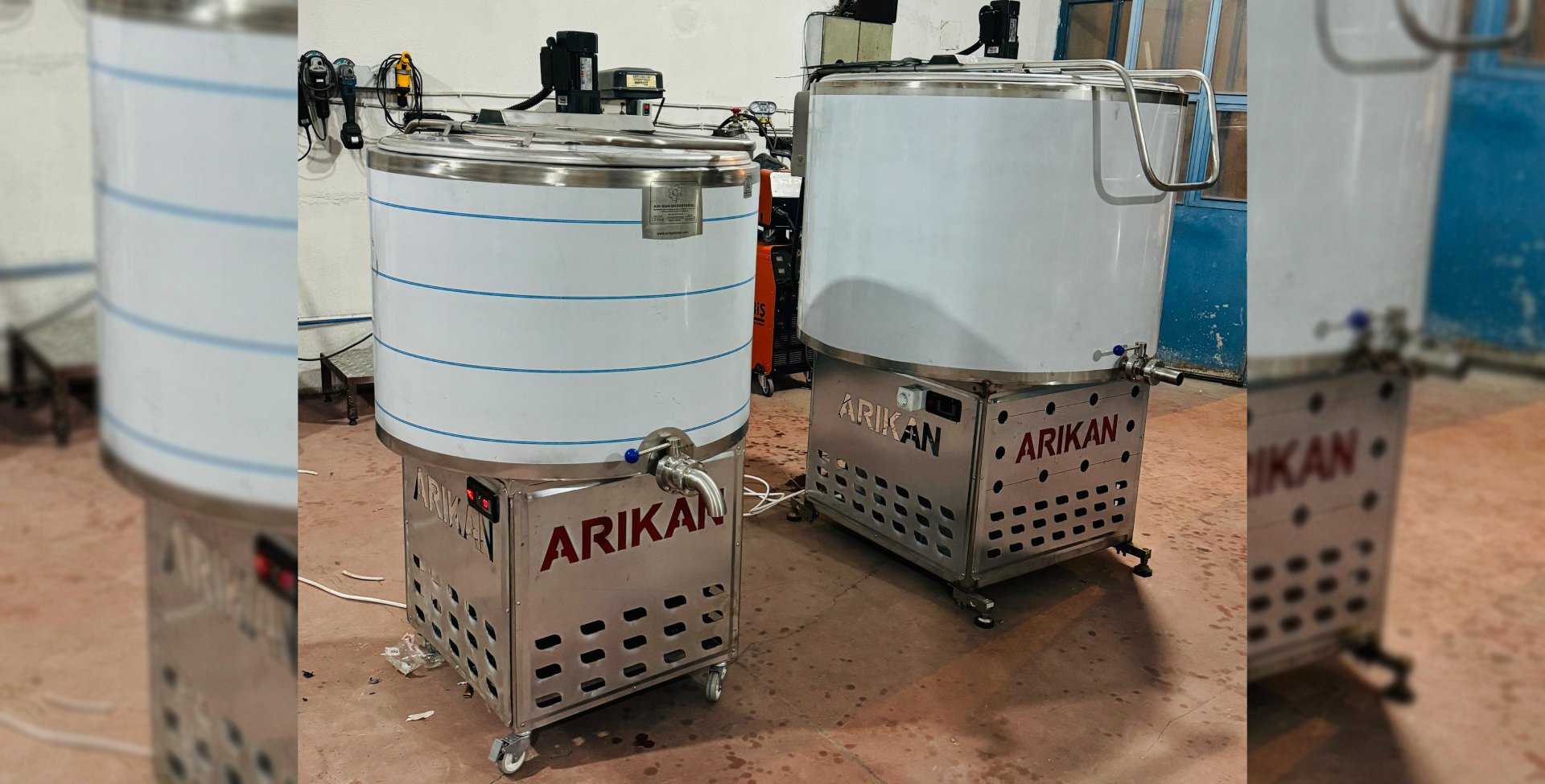 Arıkan Krom Makina - Süt Soğutma Tankı